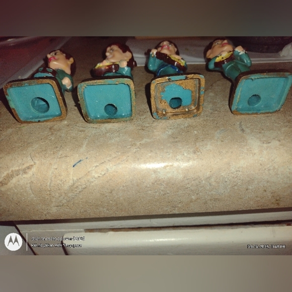 BEATLES BOBBLE HEAD 4" FIGURES MADE IN HONG KONG 1960'S - Picture 8 of 13